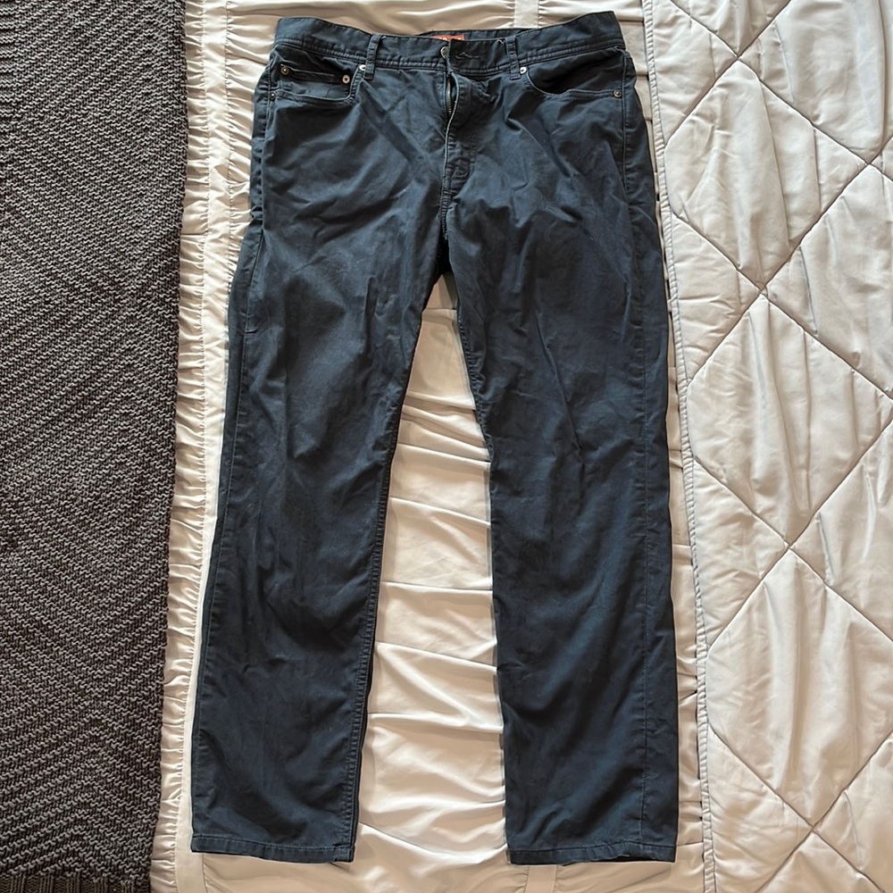 Red Ale by Alesbury Slim Navy Blue Chino Pants